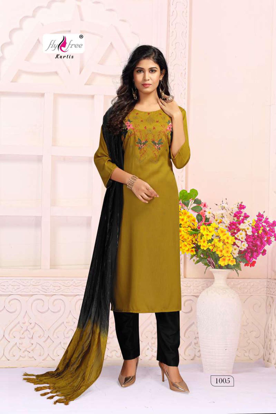 Fly Free Zian Ethnic Wear Fancy Designer Ready Made Dress Collection